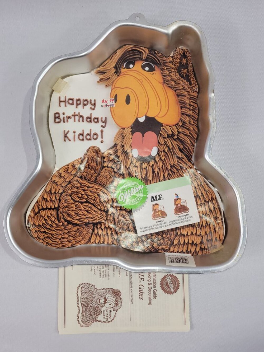 Alf Vintage 1988 Aluminum Cake Pan 2105-2705 by Wilton